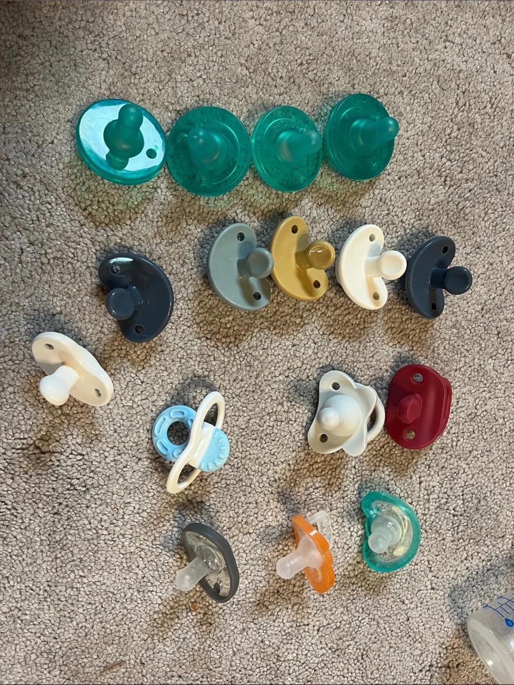 Dr. Brown bottles and assorted binkies
